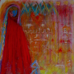 I am RoseAhna and I am Ancient, Original SOLD
(NOW available as print on paper or canvas, starting at $111; sizes begin at 8 x10. please contact Oonagh on her contact page for more details)