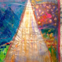 earth & sky become one & the language of light, 45x61. Original SOLD
(NOW available as print on paper or canvas, starting at $111; sizes begin at 8 x10. please contact Oonagh on her contact page for more details)