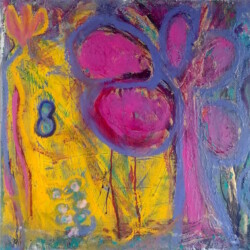 guardian of the forest, 20x20 Original SOLD
(NOW available as print on paper or canvas, starting at $111; sizes begin at 8 x10. please contact Oonagh on her contact page for more details)