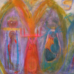 Kingdom of Oonagh, 28x44, Original SOLD
(NOW available as print on paper or canvas, starting at $111; sizes begin at 8 x10. please contact Oonagh on her contact page for more details)