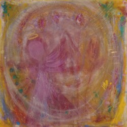 Through the Veil, 20x20, Original SOLD
(NOW available as print on paper or canvas, starting at $111; sizes begin at 8 x10. please contact Oonagh on her contact page for more details)